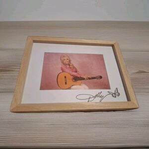 Dolly Parton Dollar General Framed Picture 9x7 New Country Music Star Home Decor